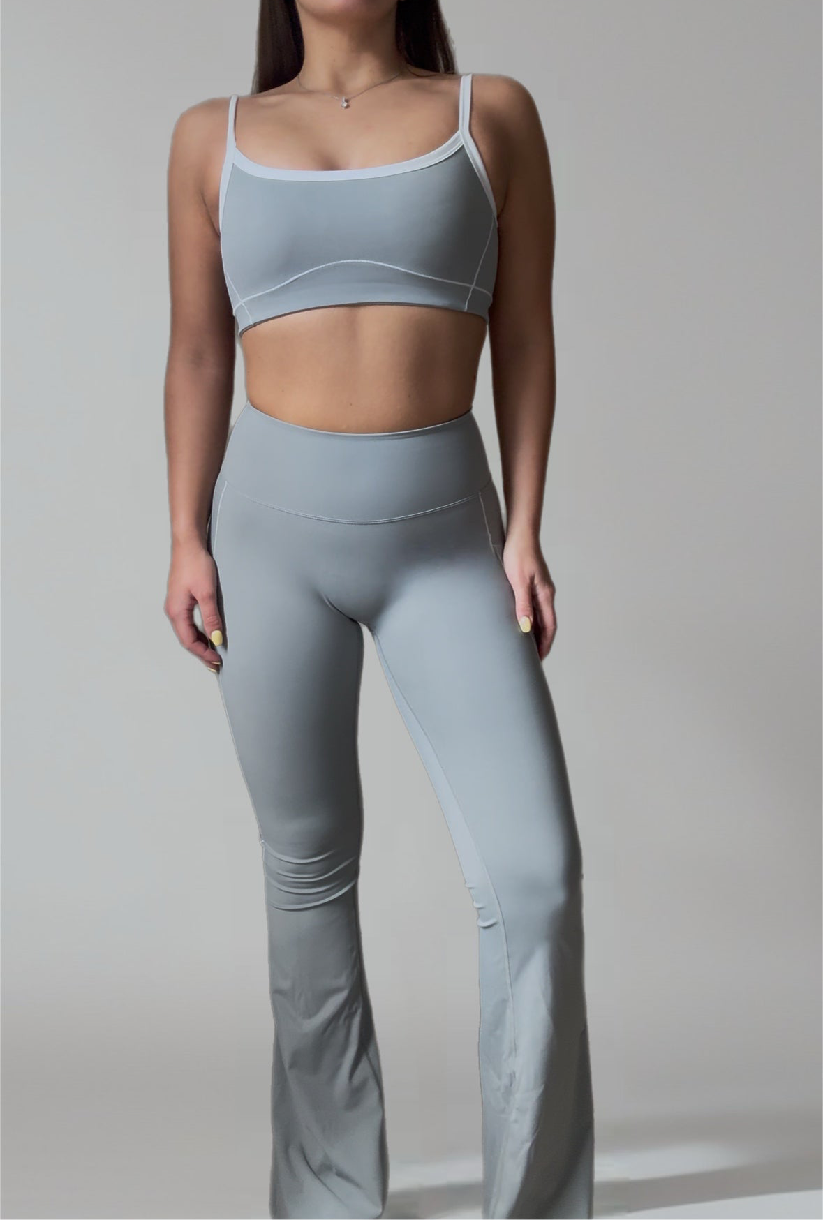 Empower Contrast Split Hem Leggings