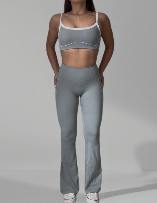 Empower Contrast Split Hem Leggings
