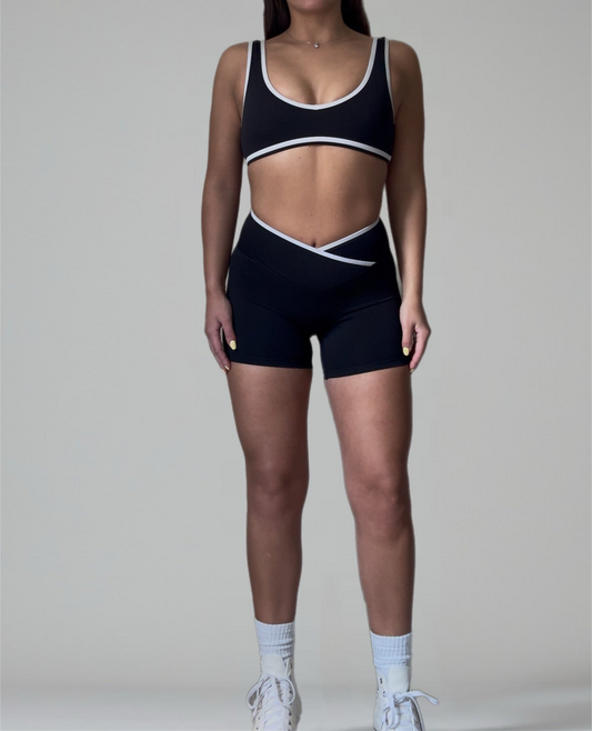 Elegance Contrast Sports Bra